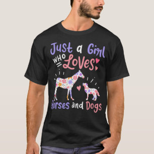 Horse Dog Horse Dog falkenstein vrienden T-shirt