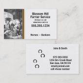 Horse Donkey Farrier Visitekaartje (Voorkant / Achterkant)