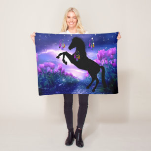 Horse Drocatcher Fleece Deken