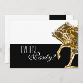 Horse elegant kaart (Voorkant / Achterkant)