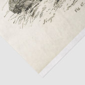 Horse Ephemera Decoupage Frans Weefsel Pap Tissuepapier (Detail)