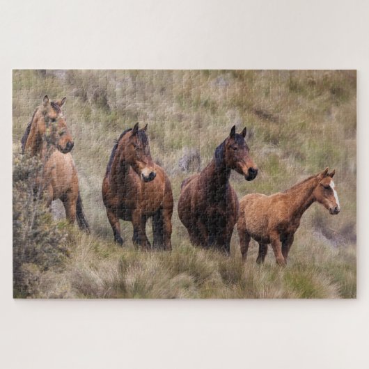 Horse Equestrian Legpuzzel (Horizontaal)
