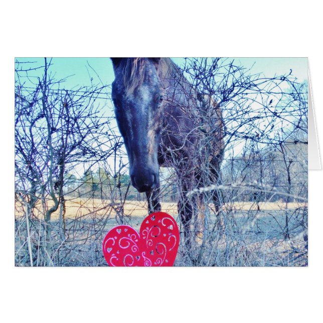 Horse et heart (Devant horizontal)