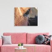 Horse Eye Canvas Afdruk (Insitu (Woonkamer))