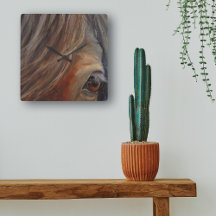Horse Eye Fine Art-wandklok