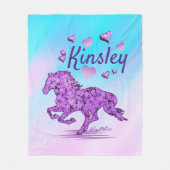 Horse Fleece Blanket (Voorkant)