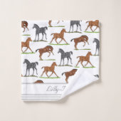 Horse Foals Bad Handdoek (Wasdoekje)