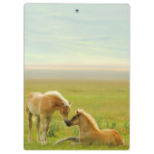 Horse Foals Klembord (Achterkant)