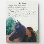 Horse Friend Poem Plaque (Devant)