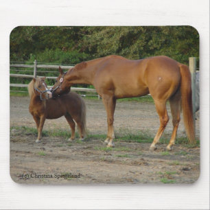 Horse Friends kisses Mousepad Muismat