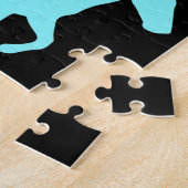 Horse Gallop een meisje dat van paarden houdt Legpuzzel (Zijkant)