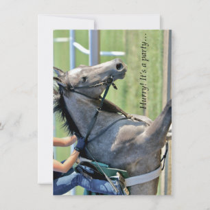 Horse Galloping - Saratoga - Uitnodiging