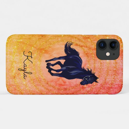 Horse Girl Case-Mate iPhone Case (Achterkant (horizontaal))