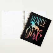 Horse Girl Equestrian Women Girls Horseback Planner (Display)