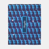 Horse Girl Fleece Deken (Voorkant)