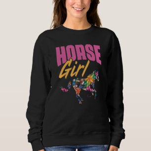 Horse Girl Horseback Riding Horse Racing Cowgirl H Trui