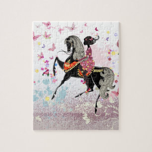 Horse Girl Legpuzzel