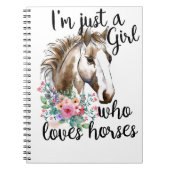 Horse Girl Notitieboek (Voorkant)