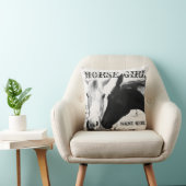 Horse Girl personaliseren  Kussen (Stoel)