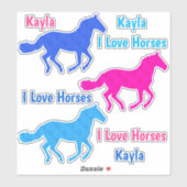 Horse Girl Sticker (Vel)