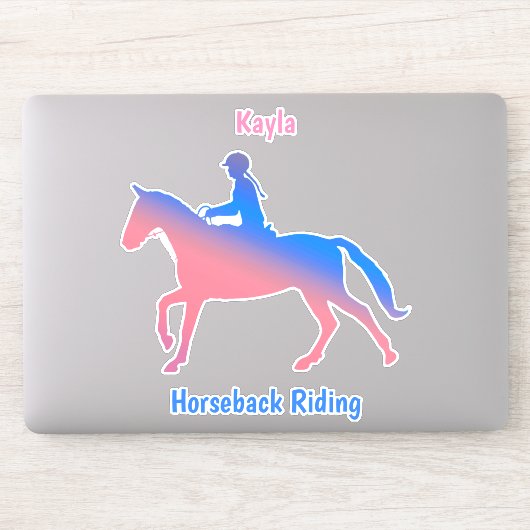 Horse Girl Sticker (Computer)