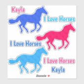Horse Girl Sticker (Vel)