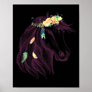 Horse Graphic T - shirts - Paard voor Meisjes Poster