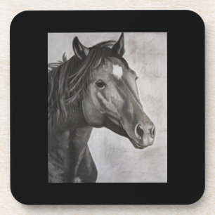 Horse Hand Drawn Art Bier Onderzetter