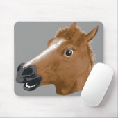 Horse Head Creepy-masker Muismat (Met muis)