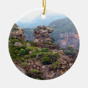 Horse Head Rock Keramisch Ornament