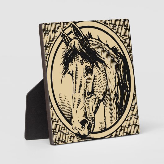  Horse Head-schets Fotoplaat (Voorkant)