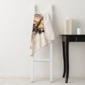 Horse Head Sherpa Blanket Deken (In situ)