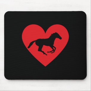 Horse Heart Horseback Equestrian Riding Teen Girls Muismat