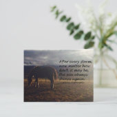 Horse Hope Briefkaart (Staand voorkant)