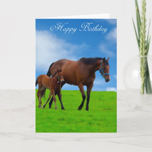 Horse Images pour carte de voeux (Devant)