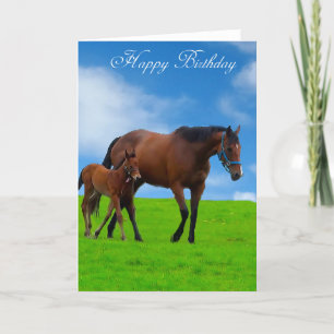 Horse Images pour carte de voeux