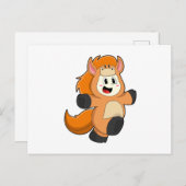 Horse in Costume Briefkaart (Voorkant / Achterkant)