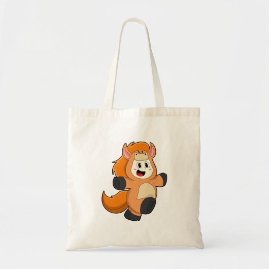 Horse in Costume Tote Bag (Voorkant)