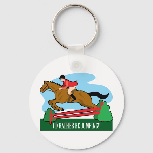 Horse Jump Sleutelhanger (Voorkant)