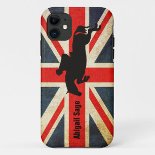 Horse Jumper Union Jack Vlag iPhone Case