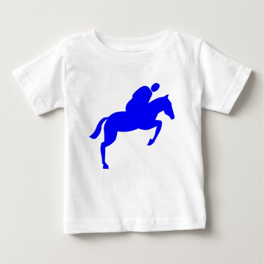 Horse Jumping - Blue (Voorkant)
