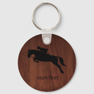 Horse Jumping Dressage Equestrian Sleutelhanger