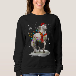 Horse kerstlampjes Funny Trui