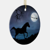 Horse kerstsieret keramisch ornament (Rechts)