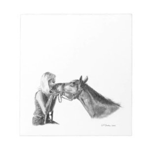 Horse Kisses Notitieblok