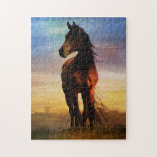 Horse kunst legpuzzel