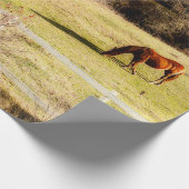 Horse land - herfst ontkoppeling cadeaupapier (Hoek)