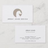 HORSE LOGO nr. 2 Visitekaartje (Voorkant / Achterkant)