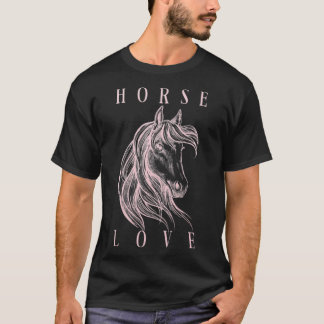 Horse Love bibi & tina norman thelwell  T-shirt