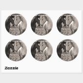 Horse Love Ronde Sticker (Vel)
